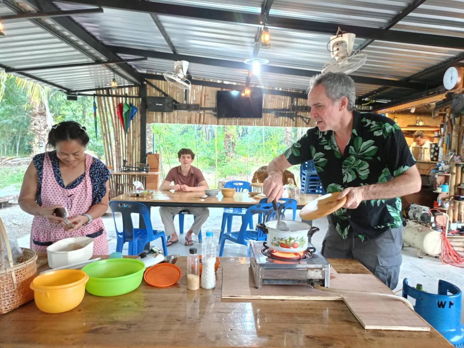 Green Garden Homestay Ban Khlong Wa Exterior photo